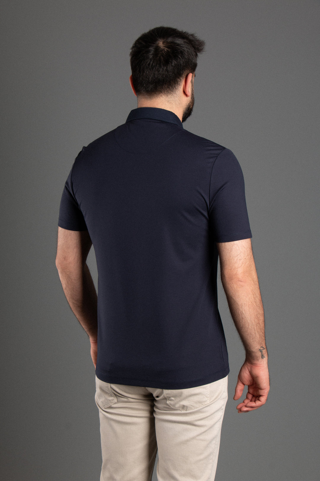 Fermuarlı Soft Basic Polo T-Shirt