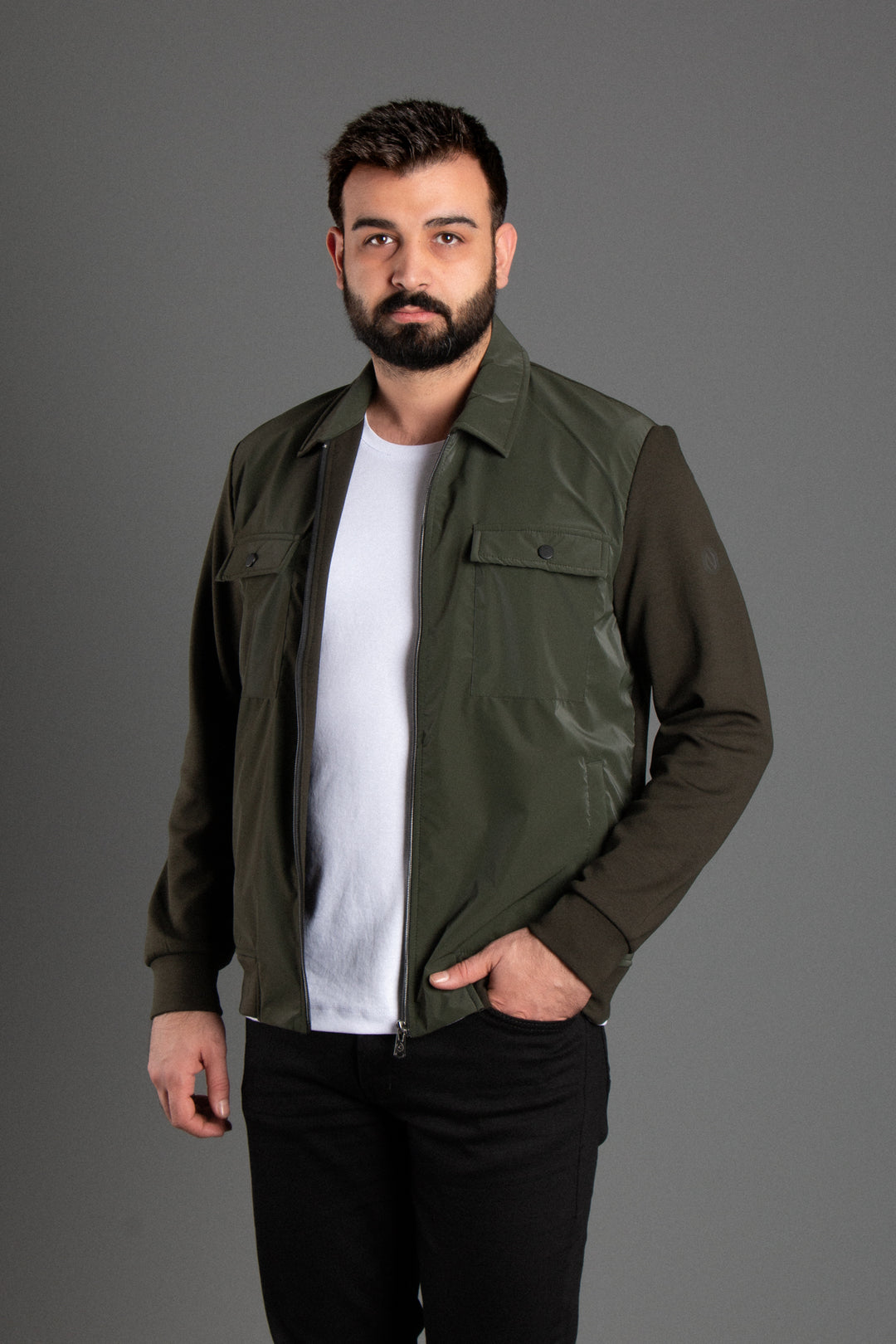 Parçalı  İnce Ceket