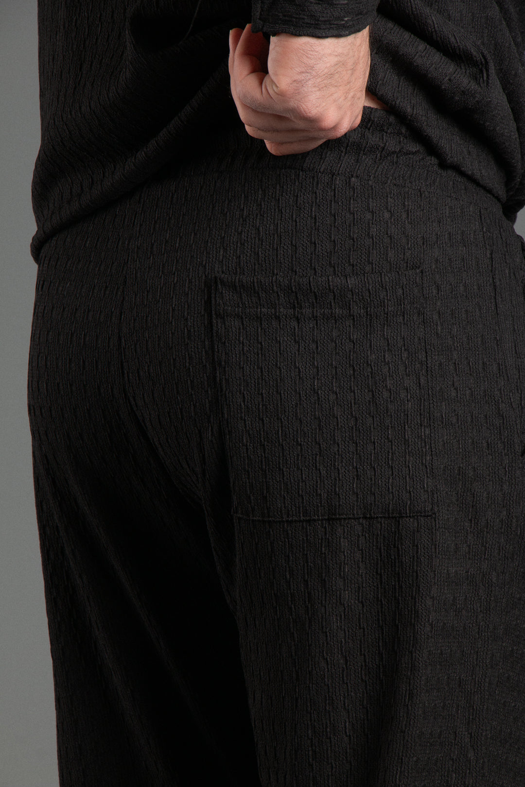 Jakarlı Relaxed Fit Jogger Pantolon