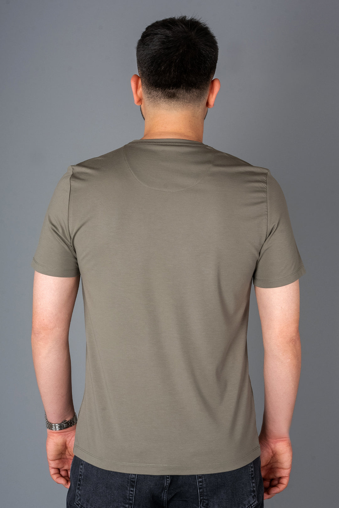 Omuz Detaylı Basic T-Shirt