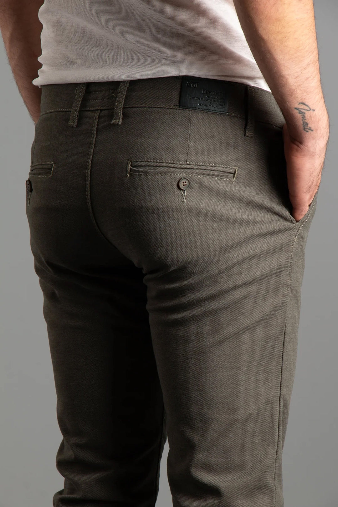 Slim Fit Keten Pantolon