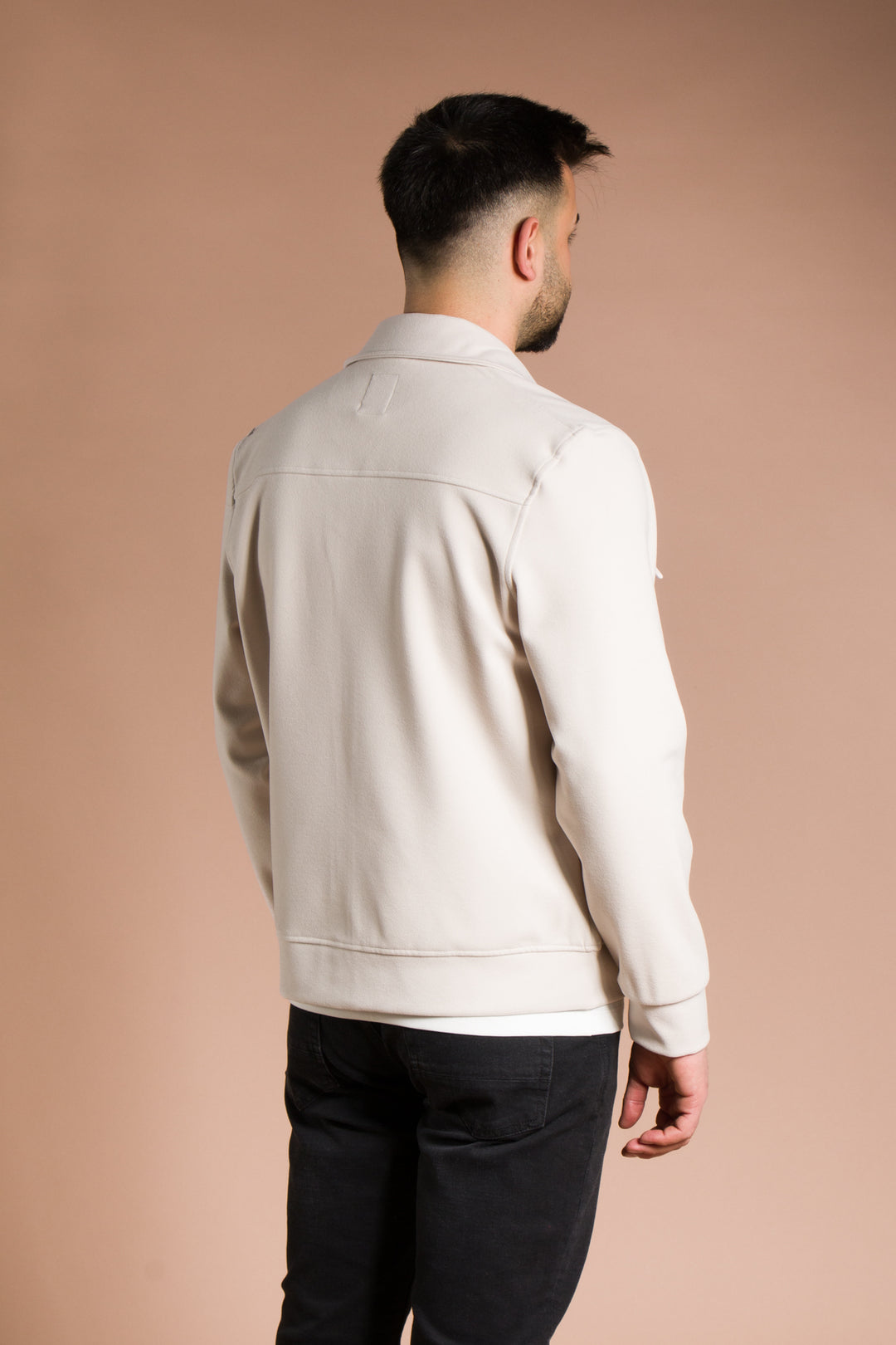 Polo Yaka Kaşe İnce Ceket