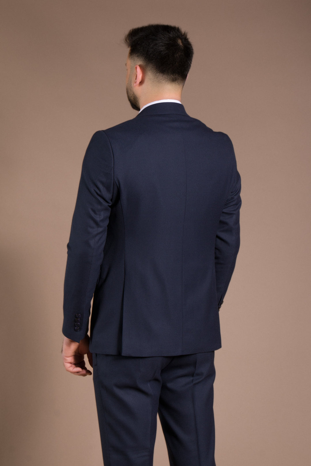 Slim Fit Yelekli Takım Elbise