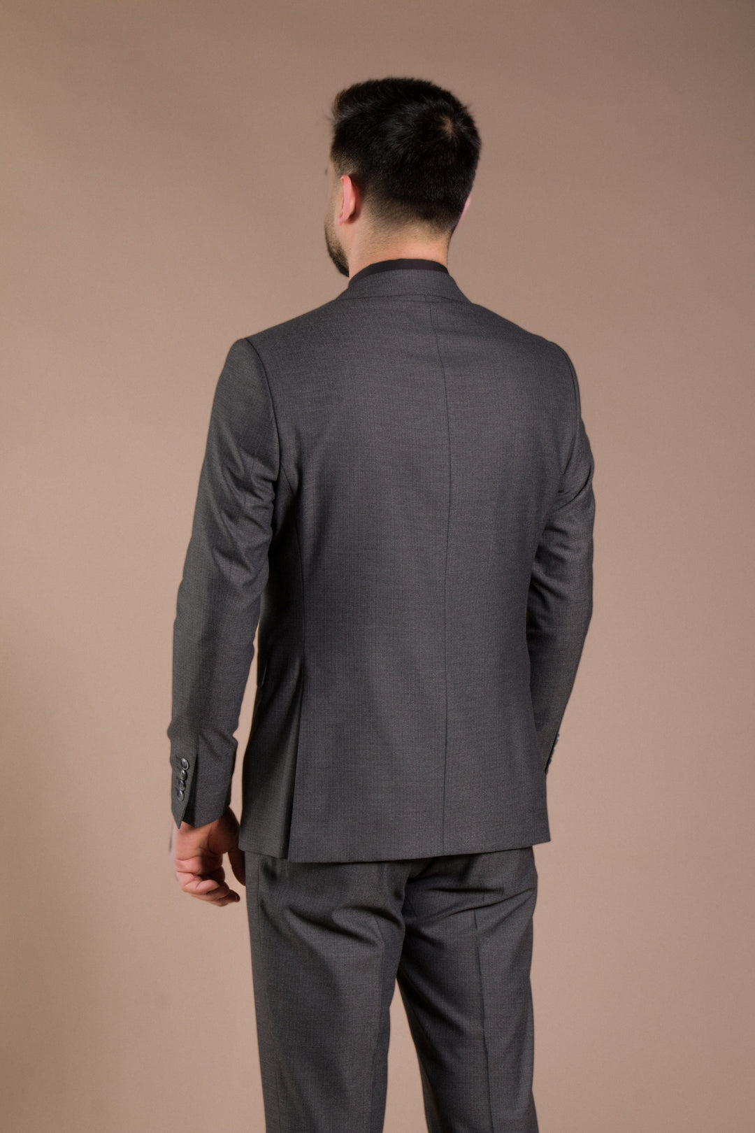 Çizgili Slim Fit Takım Elbise
