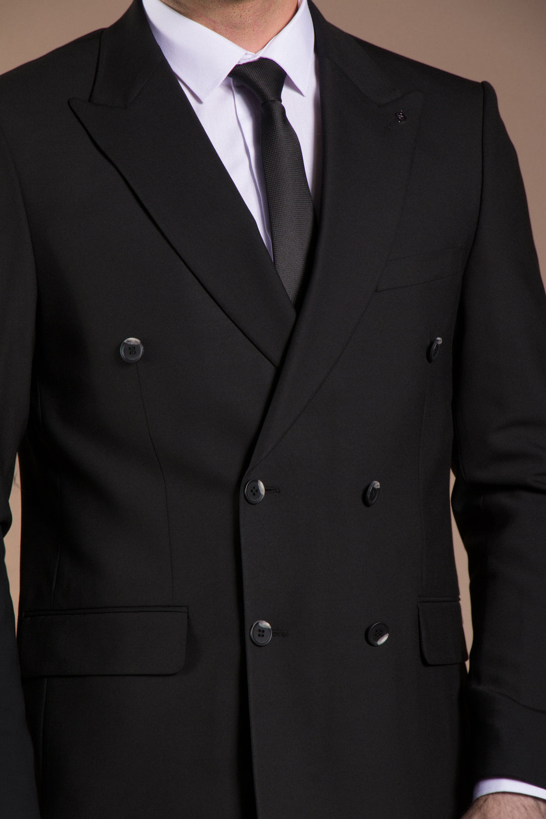 Slim Fit Kruvaze Takım Elbise