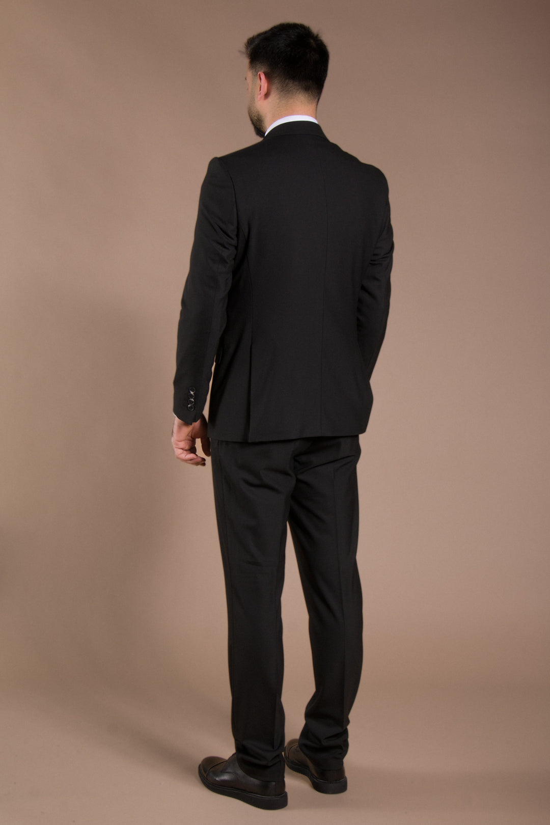 Slim Fit Kruvaze Takım Elbise
