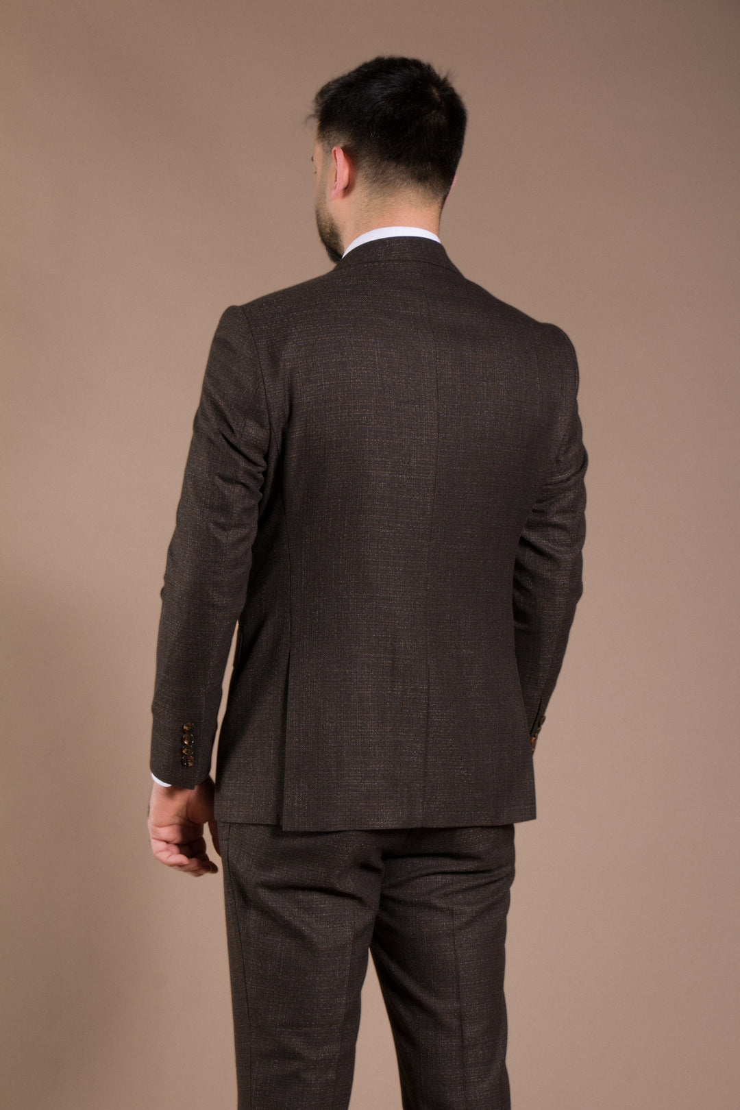 Slim Fit Yelekli Takım Elbise
