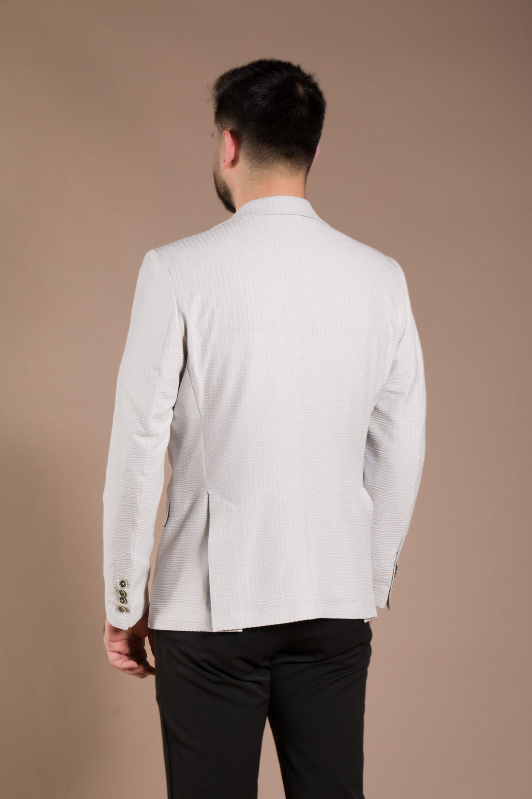 Dokulu Slim Fit Ceket Blazer