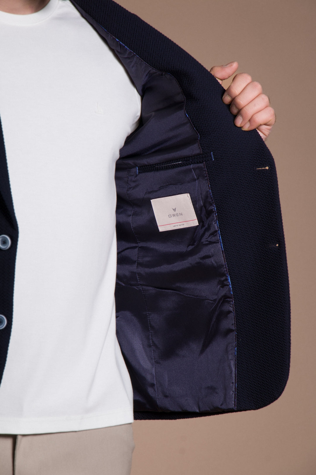 Dokulu Slim Fit Ceket Blazer