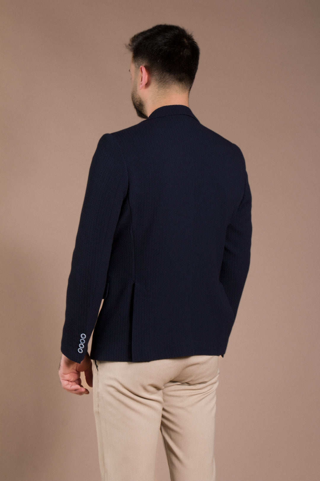 Dokulu Slim Fit Ceket Blazer