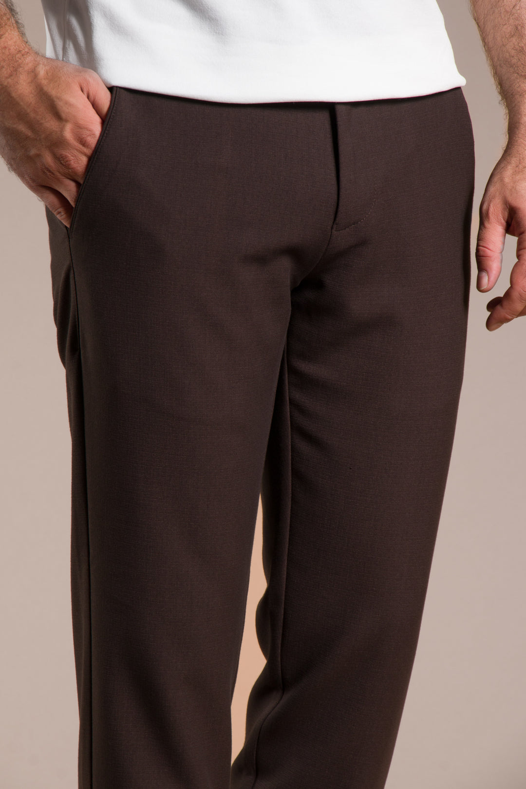 Granada Ribanalı Slim Fit Keten Pantolon
