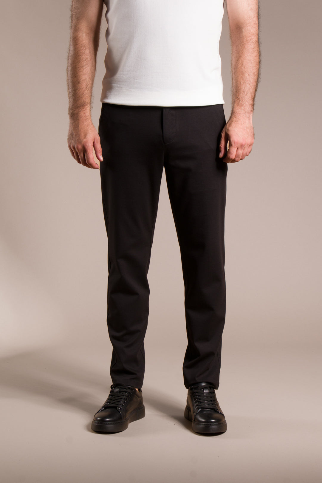 Rio Ribanalı Slim Fit Keten Pantolon