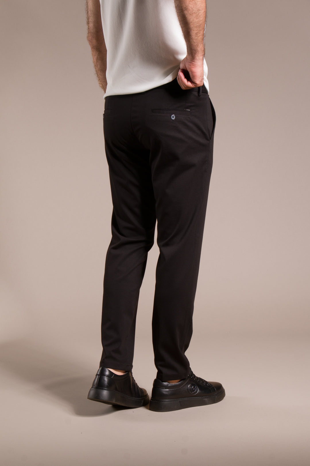 Rio Ribanalı Slim Fit Keten Pantolon