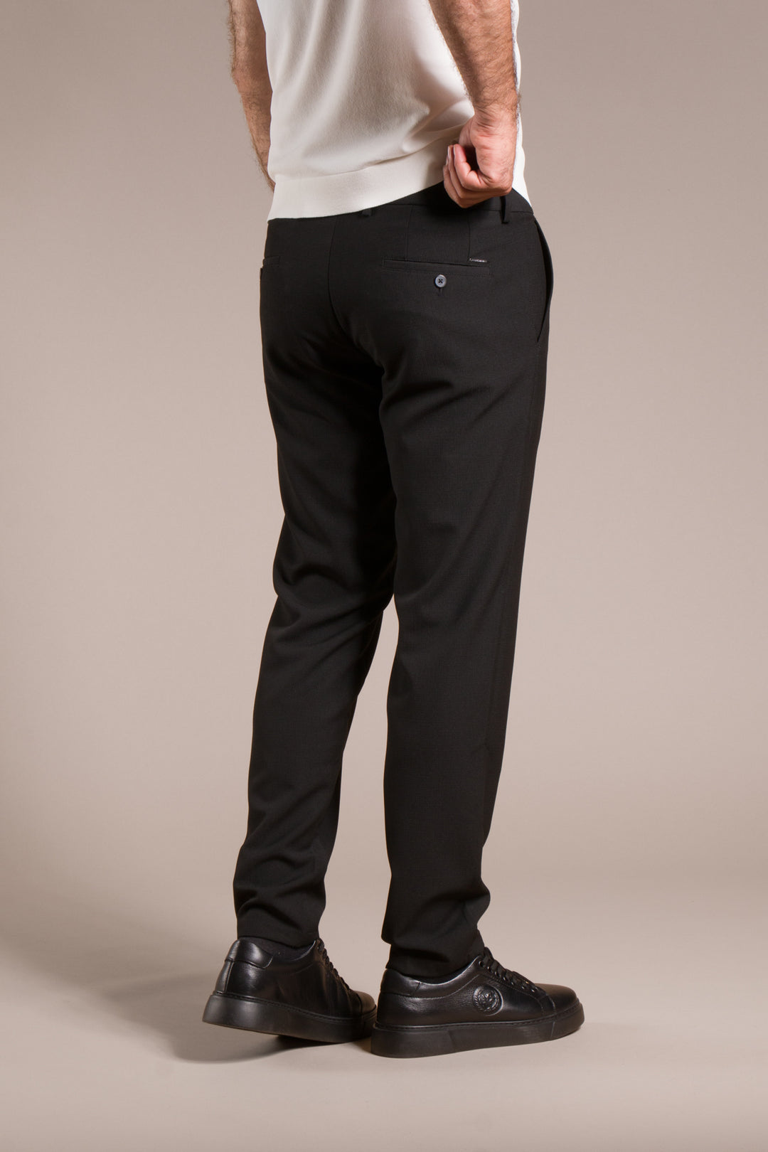 Granada Ribanalı Slim Fit Keten Pantolon