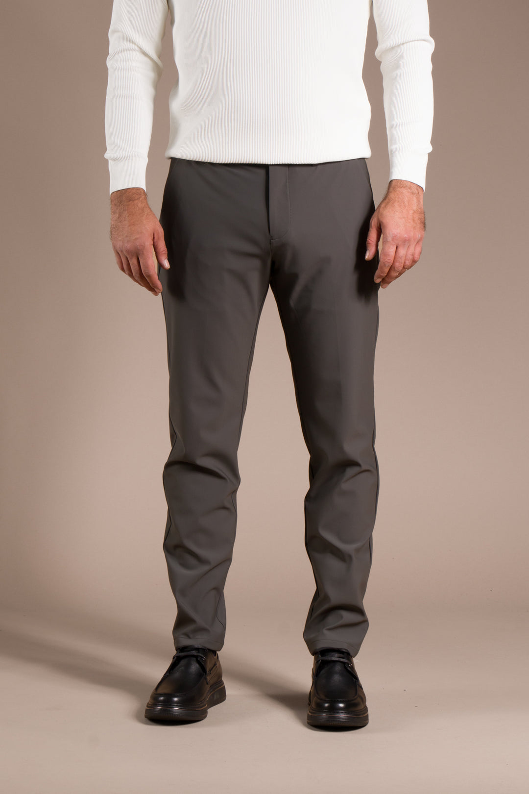 Haki Ribanalı Kolombiya Slim Fit Pantolon