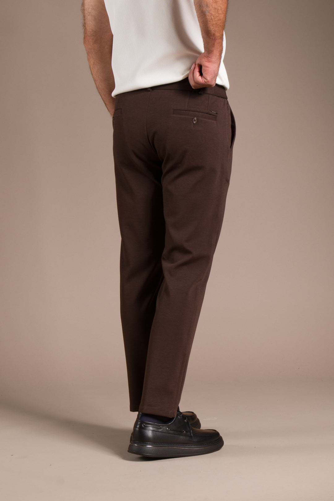 Kahve Vegas Lastikli Slim Fit Jogger