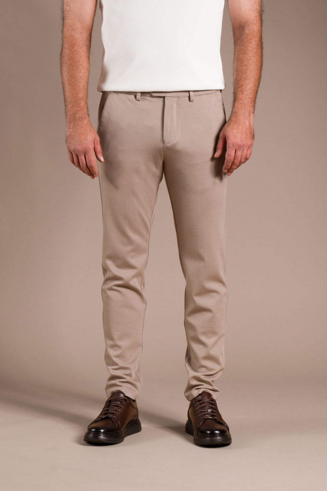 Vizon Monaco Ribanalı Slim Fit Pantolon