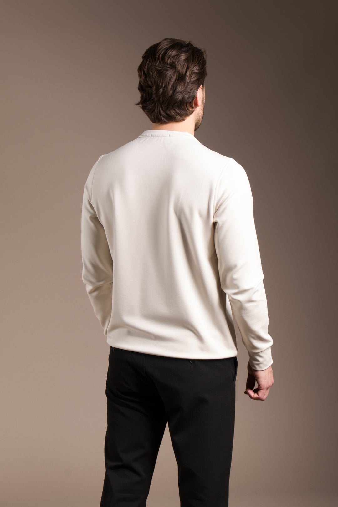 Taş Dokulu Basic Sweatshirt