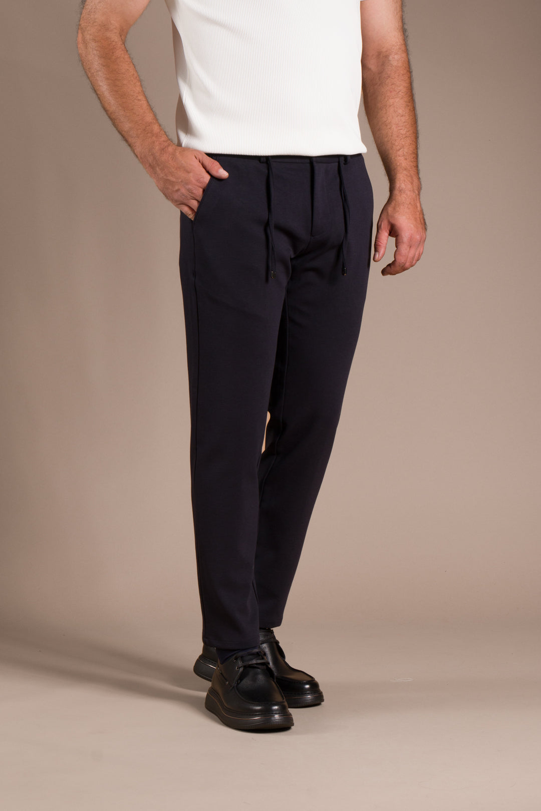 Lacivert Vegas Lastikli Slim Fit Jogger