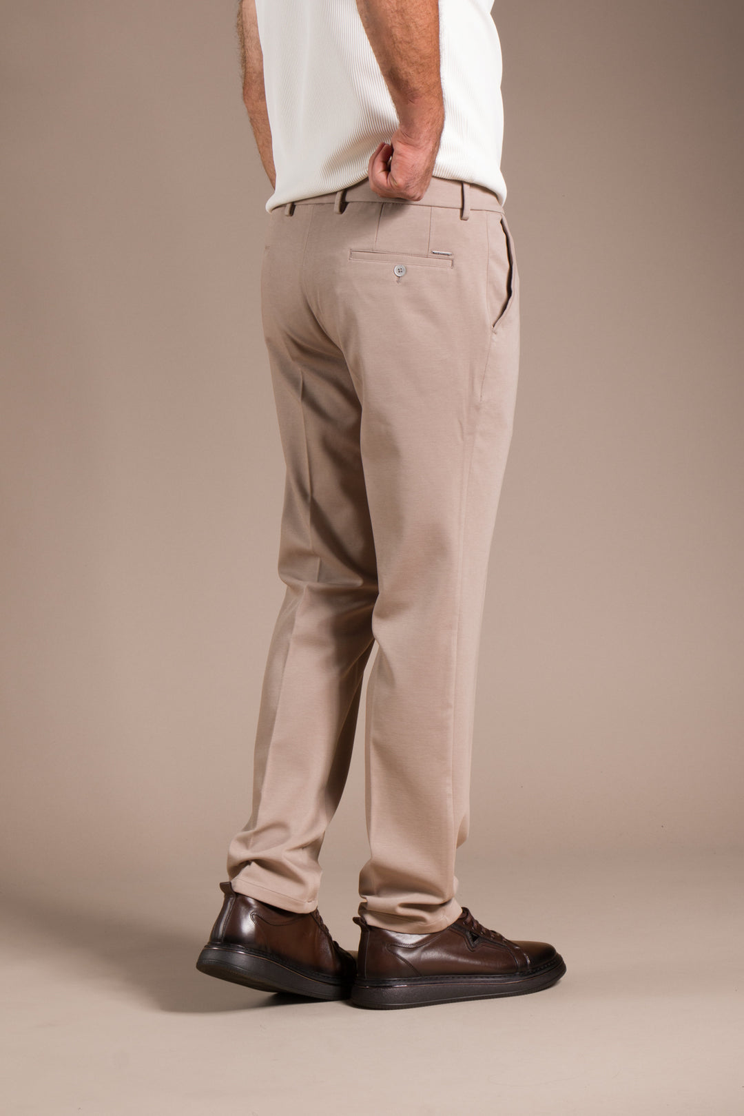 Bej Vegas Regular Fit Pantolon