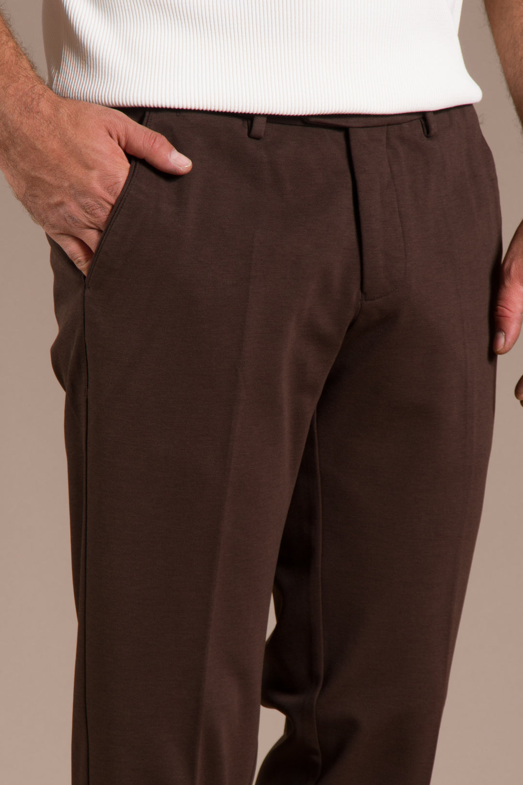 Kahve Vegas Regular Fit Pantolon
