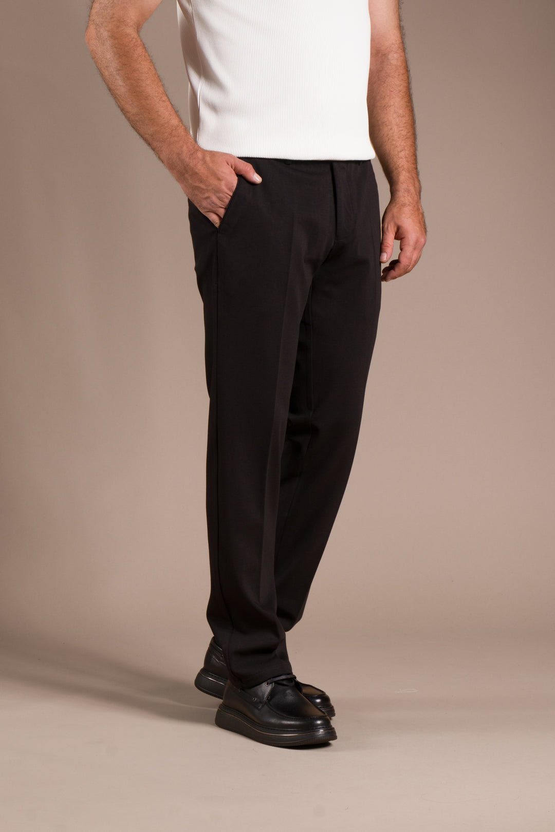 Siyah Vegas Regular Fit Pantolon
