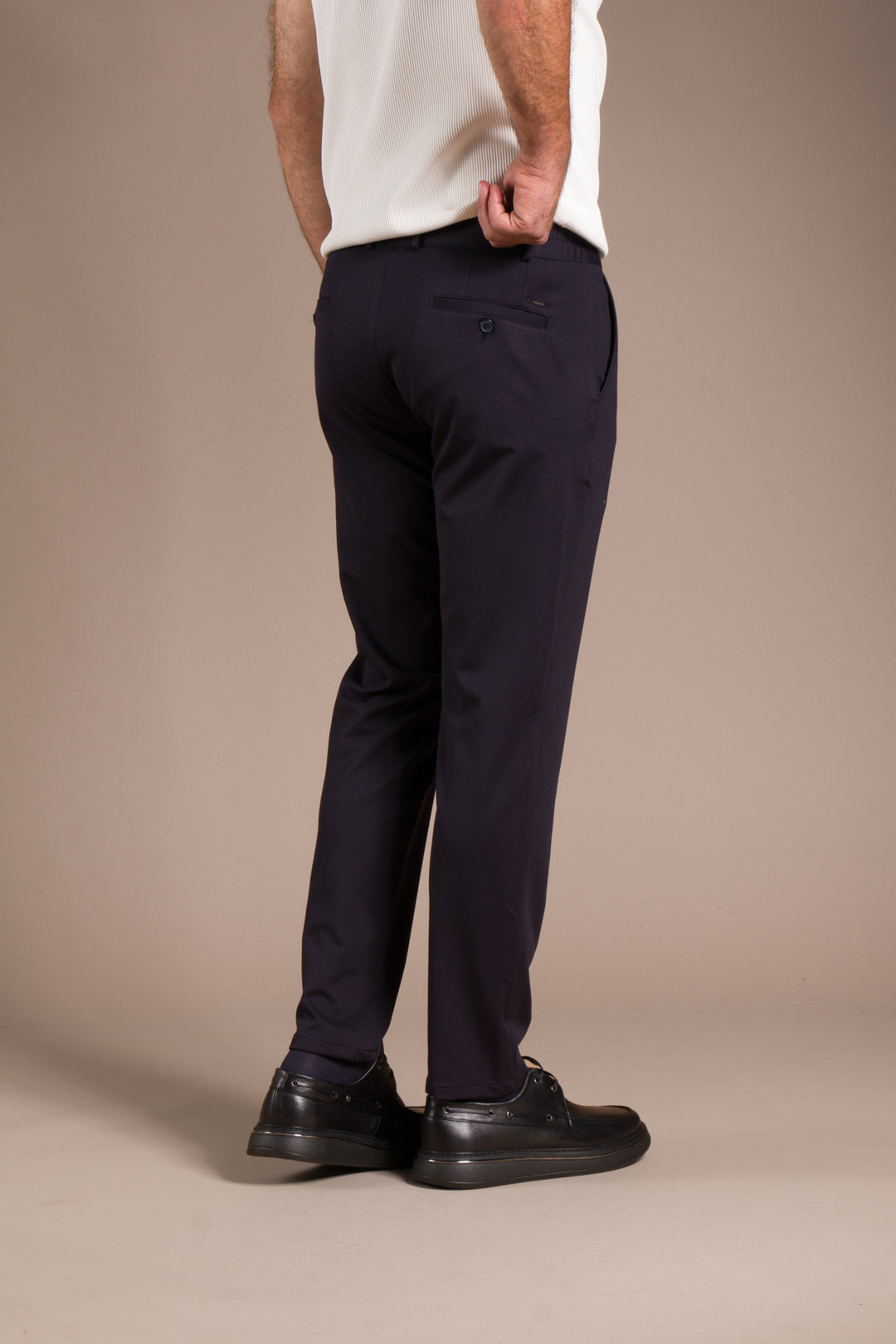 Lacivert Nicole Lastikli Slim Fit Jogger