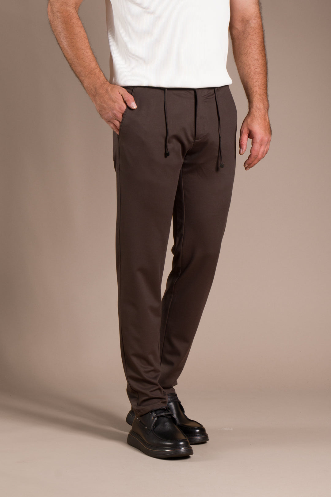 Haki Nicole Lastikli Slim Fit Jogger