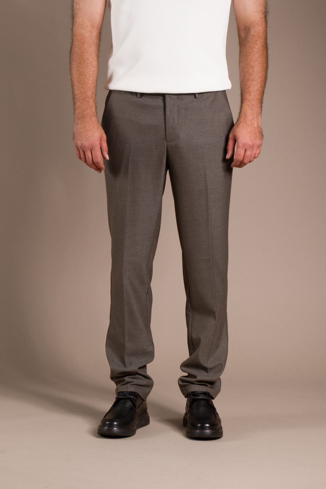 Vizon Kaşe Regular Fit Pantolon