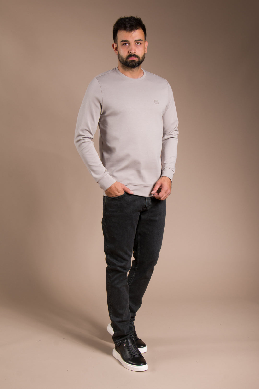 Gri Soft Basic Sweatshirt