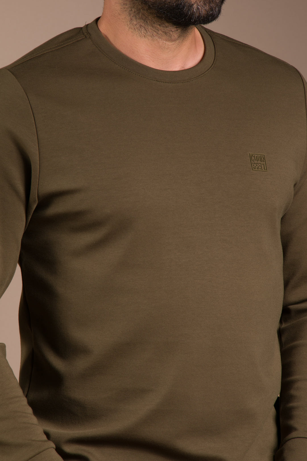 Haki Soft Basic Sweatshirt
