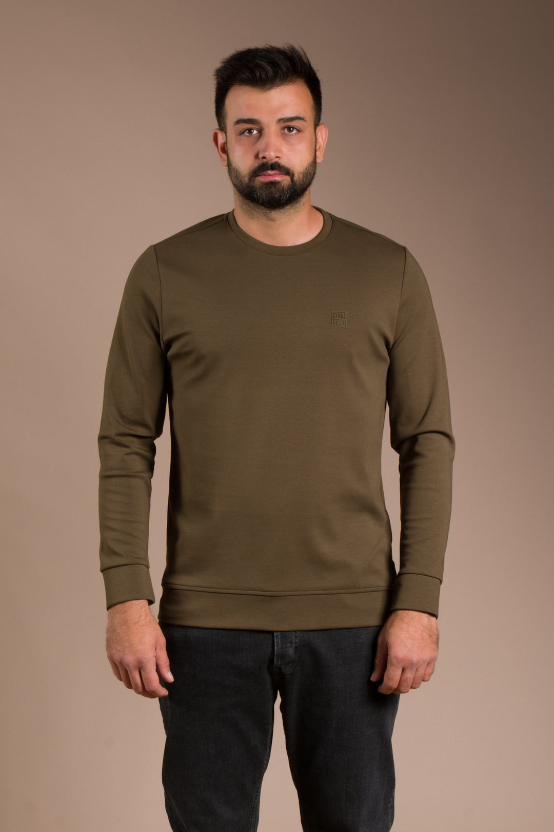 Haki Soft Basic Sweatshirt
