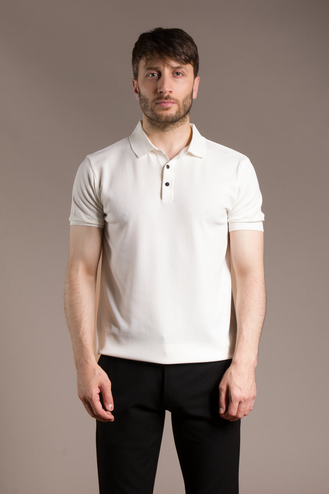 Rayon İplik Polo Basic T-Shirt