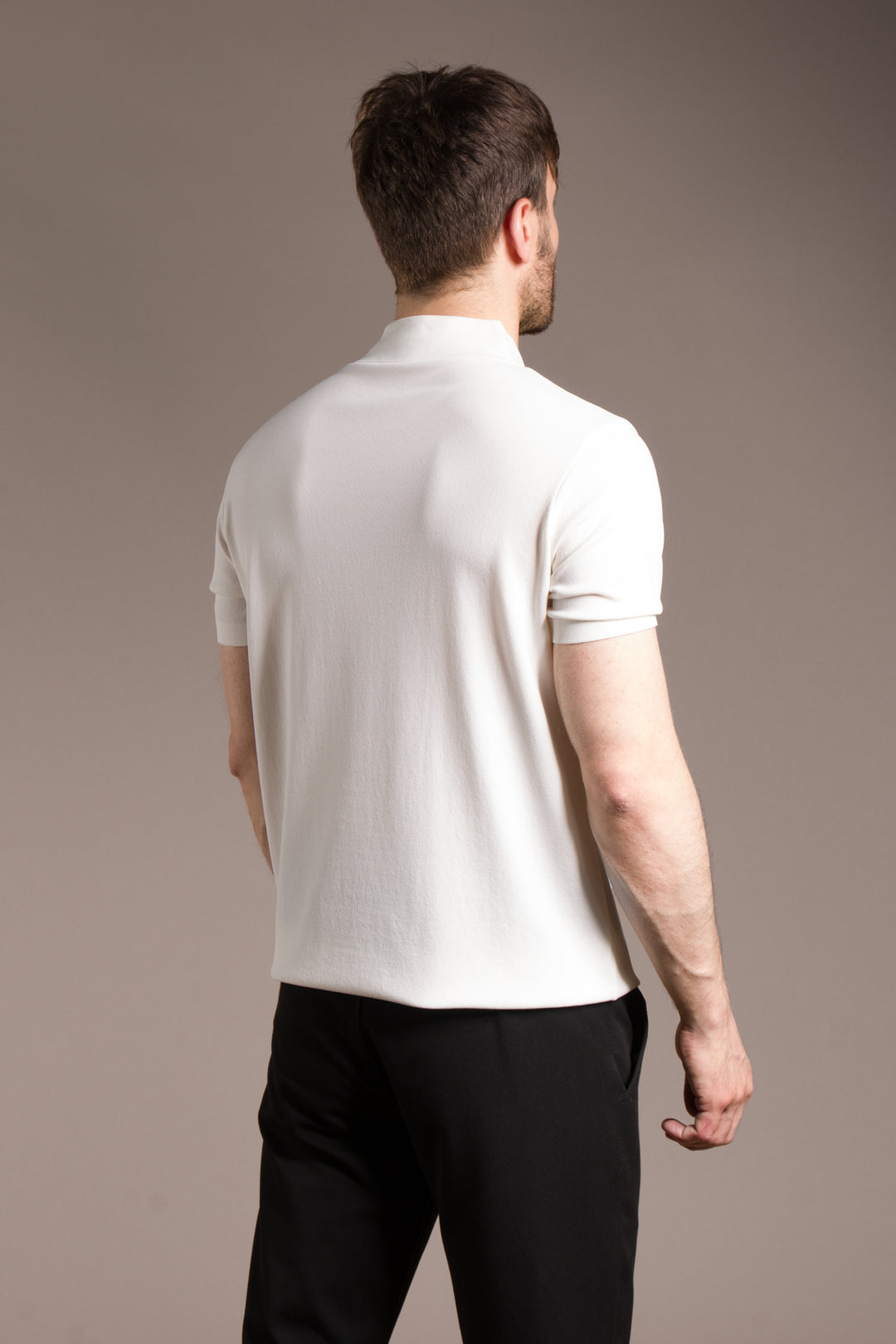 Rayon İplik Polo Basic T-Shirt