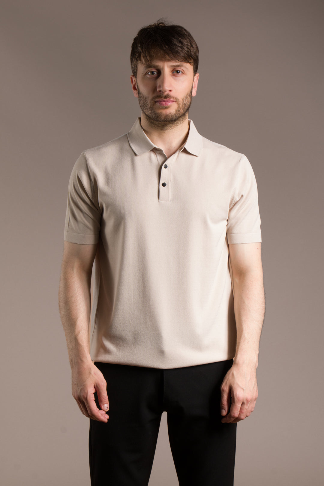 Rayon İplik Polo Basic T-Shirt