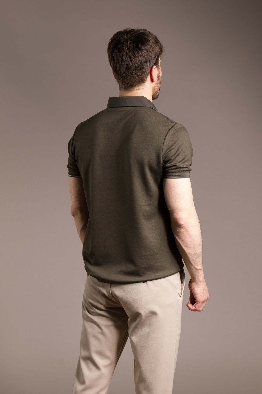 Omuz Detaylı Soft Polo T-Shirt