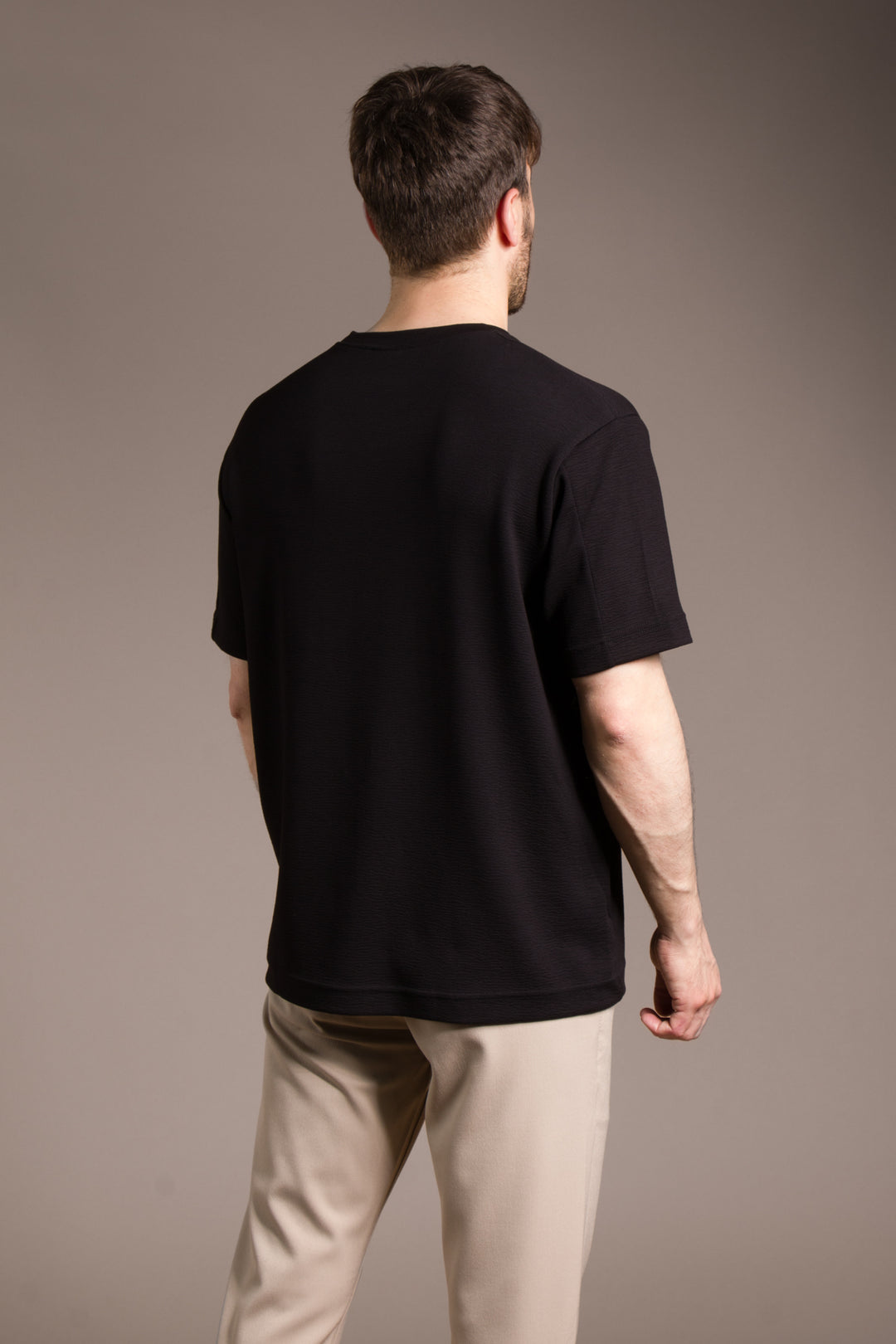 Dokulu Nakışlı Oversize T-Shirt