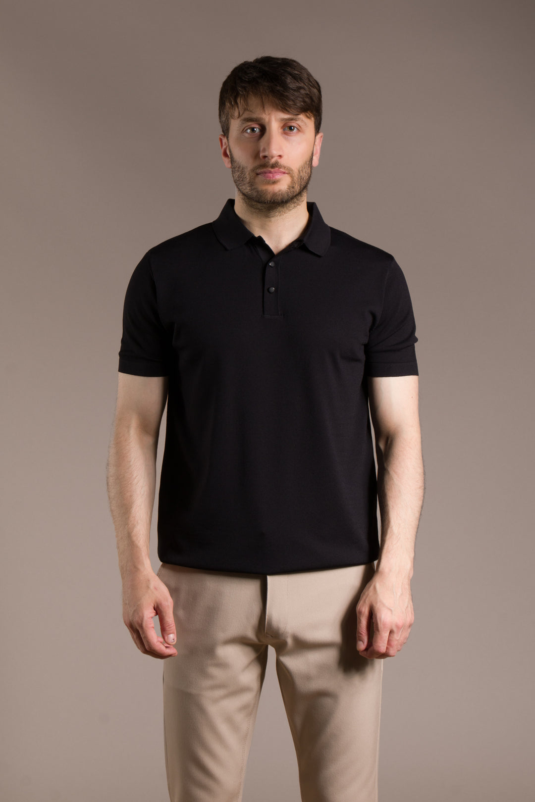 Rayon İplik Polo Basic T-Shirt