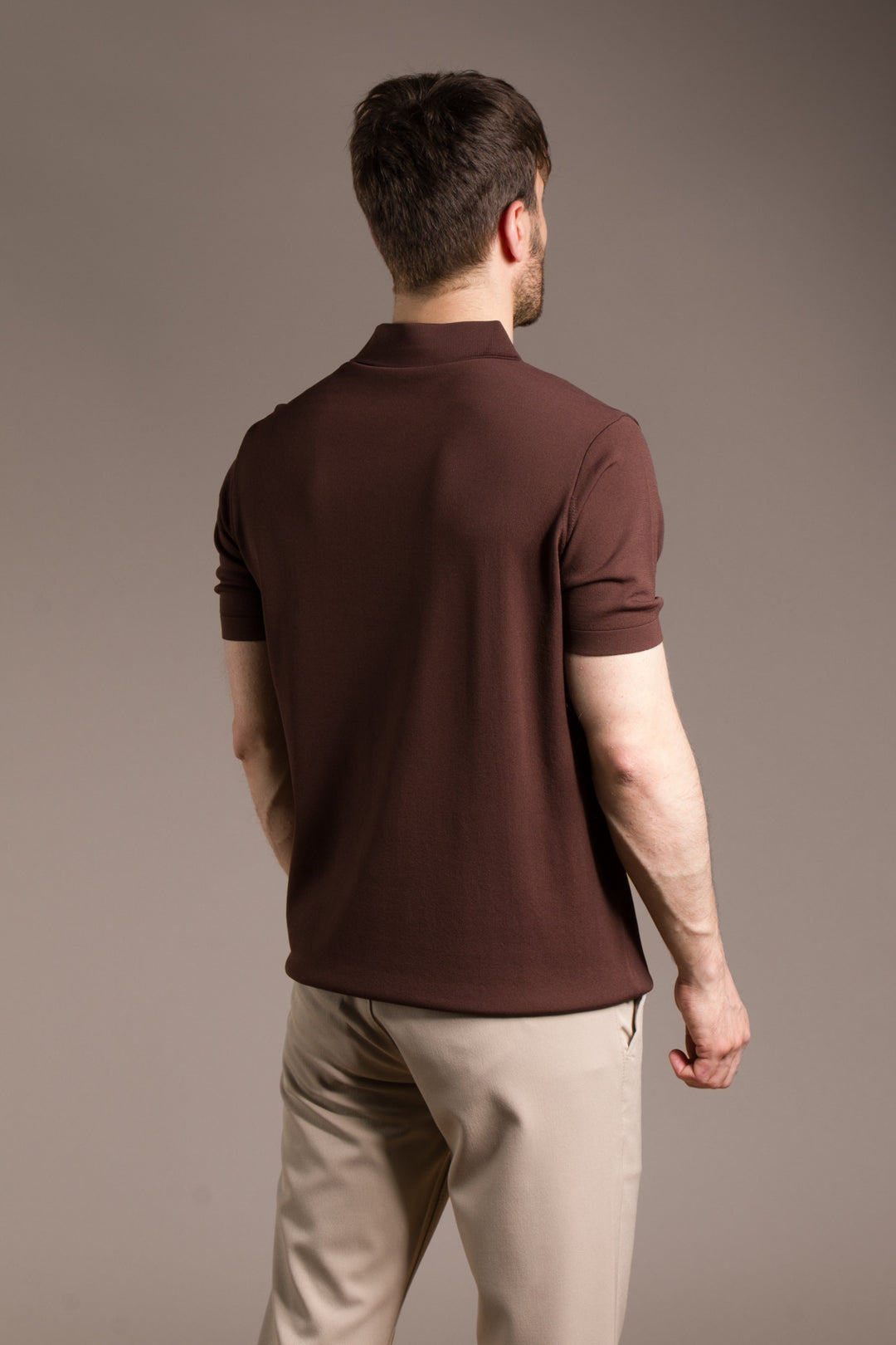 Rayon İplik Polo Basic T-Shirt