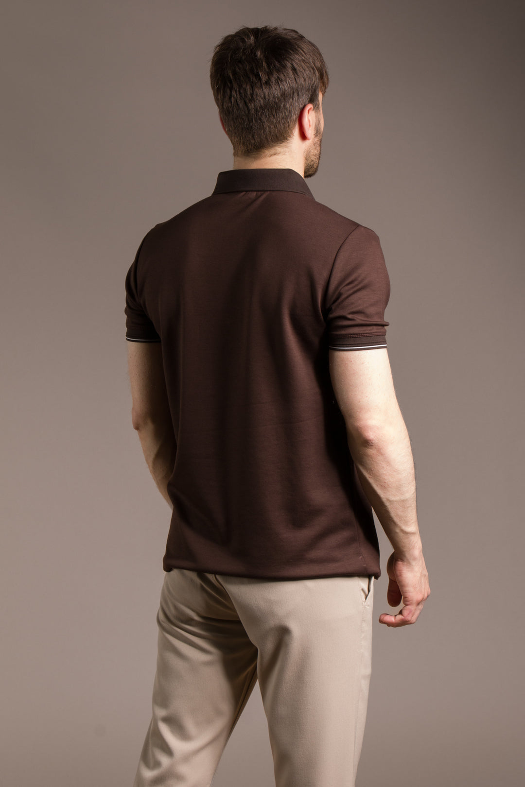 Omuz Detaylı Soft Polo T-Shirt