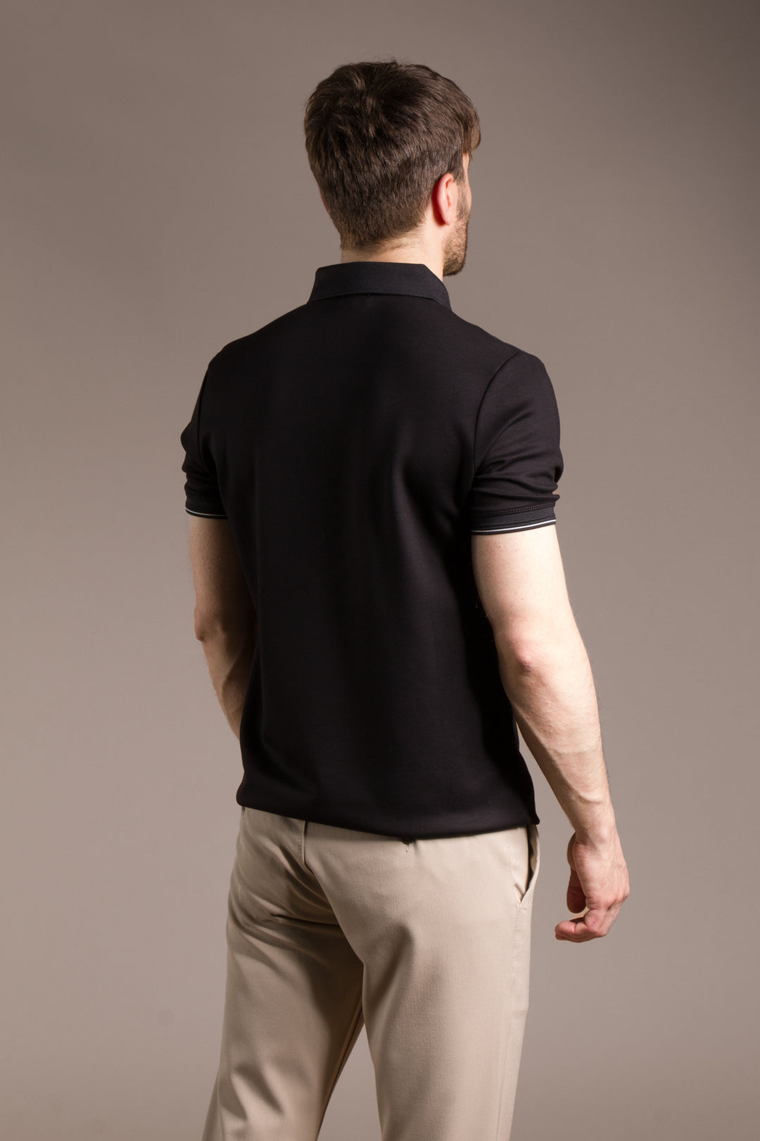 Omuz Detaylı Soft Polo T-Shirt
