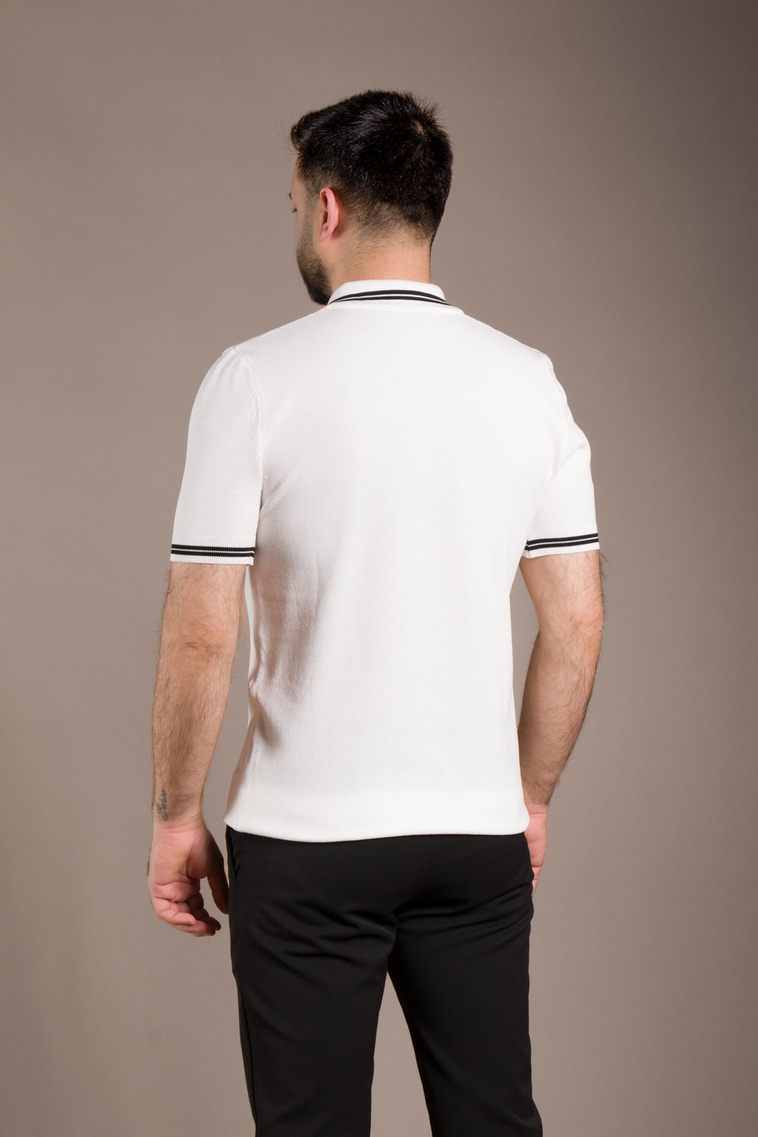 Yaka Detaylı Polo T-Shirt