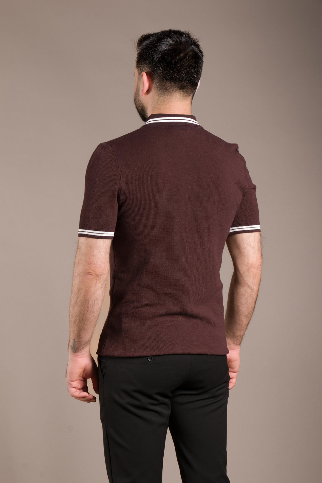 Yaka Detaylı Polo T-Shirt