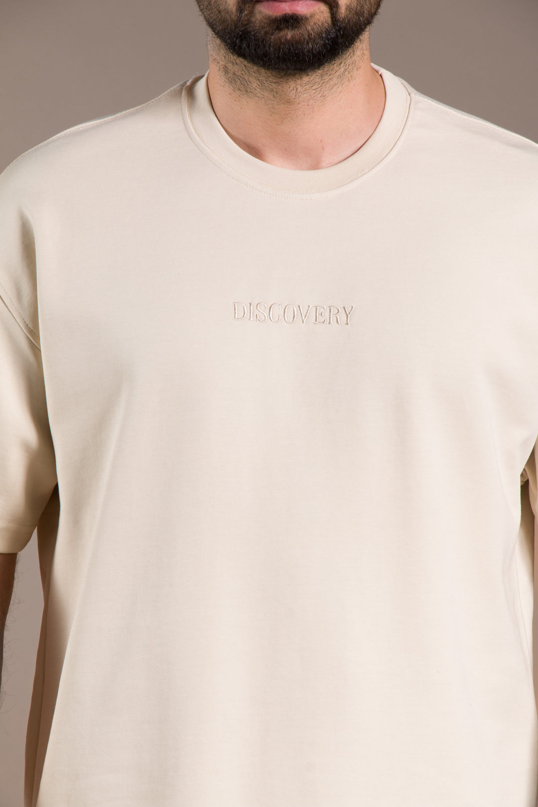 Oversize Sırt Desenli T-Shirt