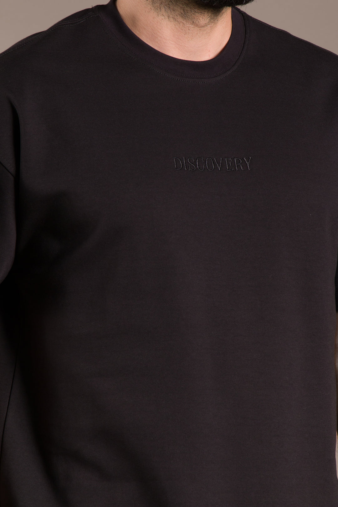 Oversize Sırt Desenli T-Shirt