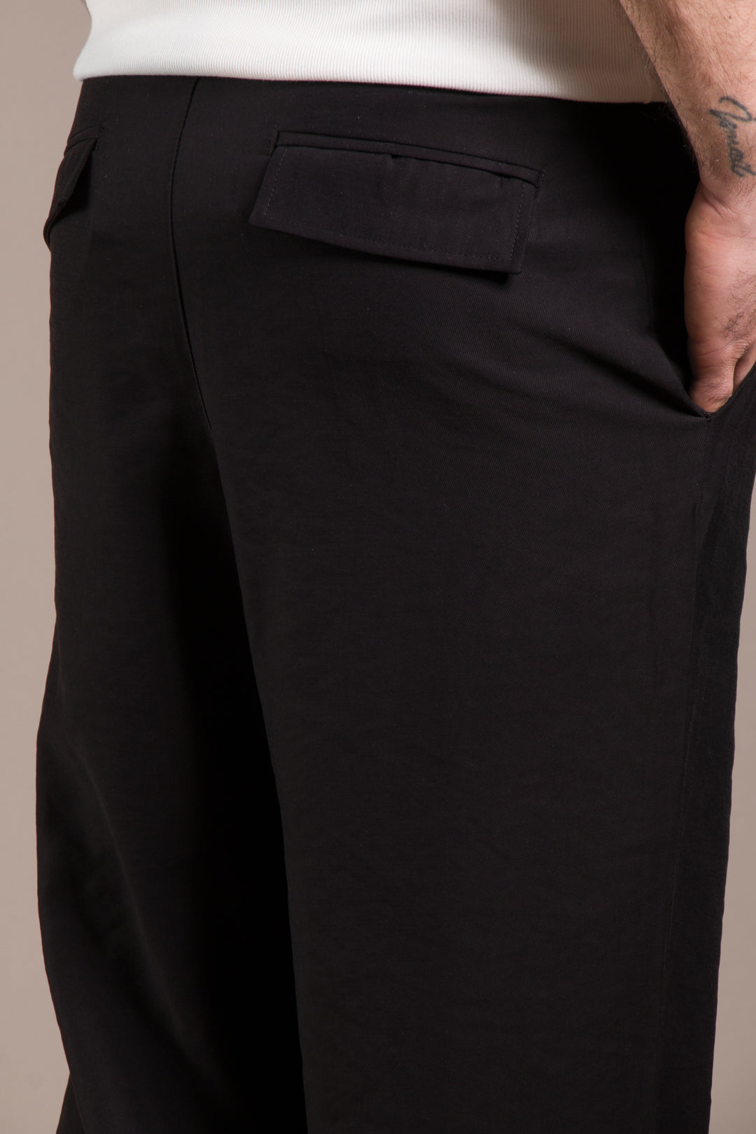 Pileli İpli Baggy Pantolon