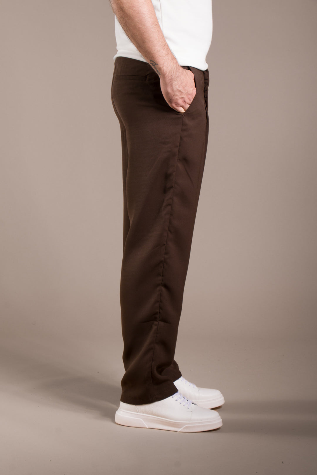 Pileli Baggy Fit Pantolon