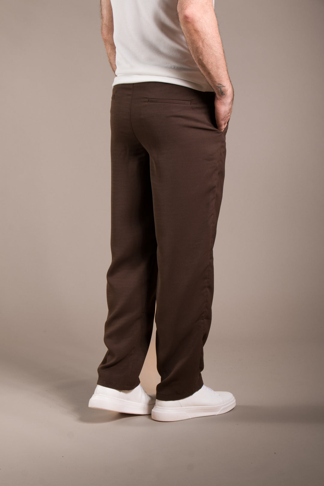 Pileli Baggy Fit Pantolon