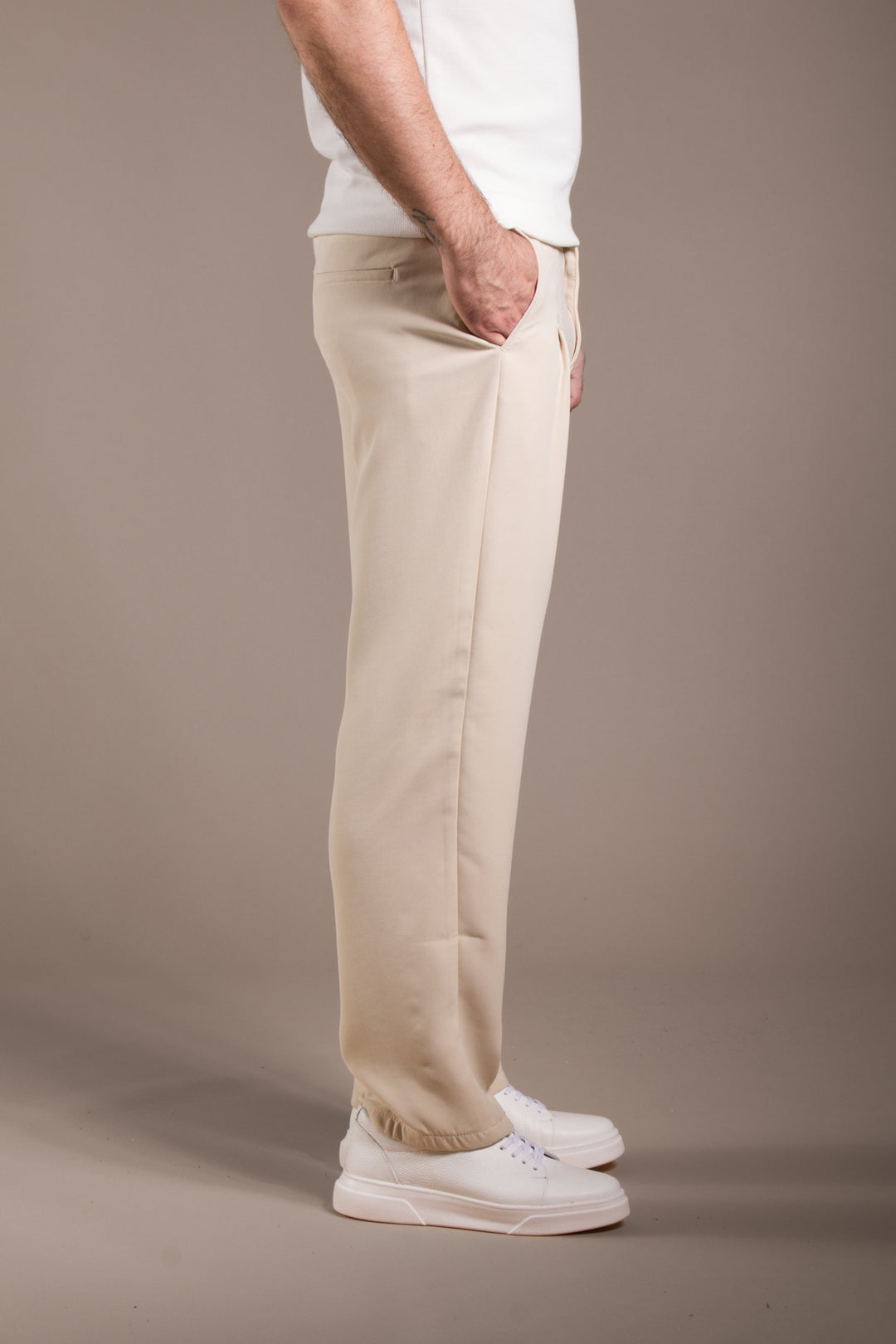 Pileli Baggy Fit Pantolon