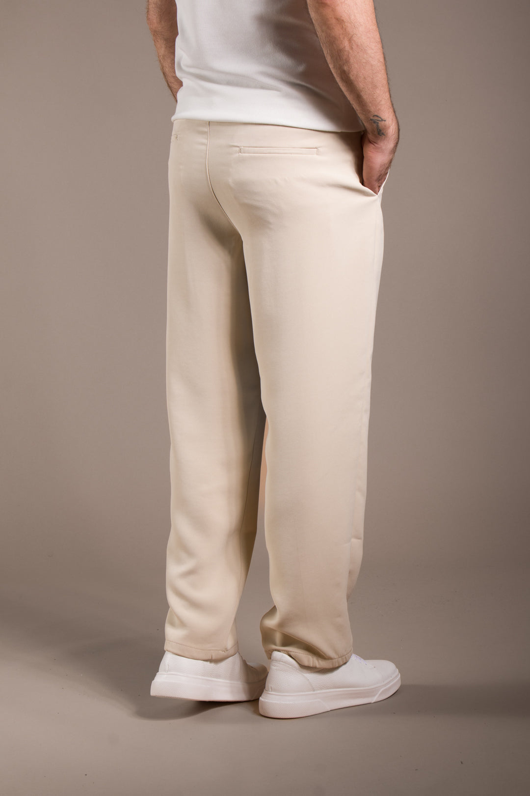 Pileli Baggy Fit Pantolon